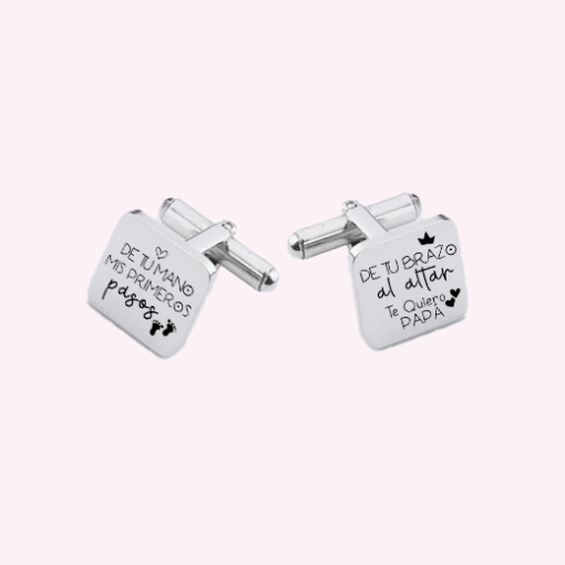 Gemelos cuadrados personalizados
