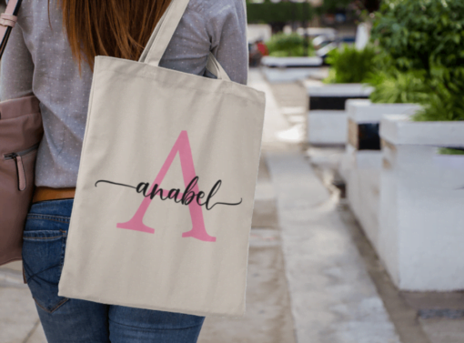 Tote bag con Inicial+Nombre - Imagen 4