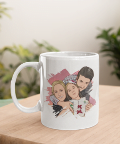 Alternative view of Taza con ilustración personalizada