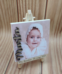 Alternative view of Caballete con foto pegada al lienzo