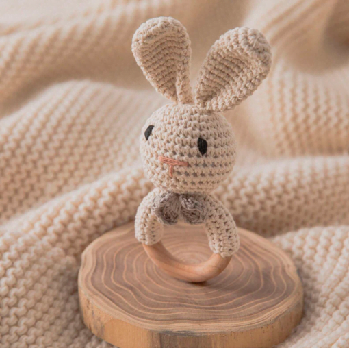 Sonajero animales crochet