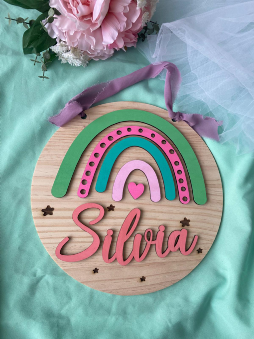 Placa con nombre