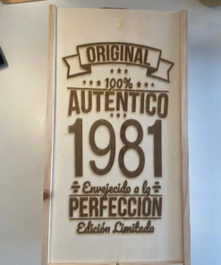 Alternative view of Caja vino dos botellas