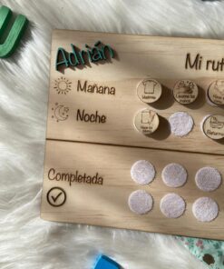 Alternative view of Tabla rutina niños