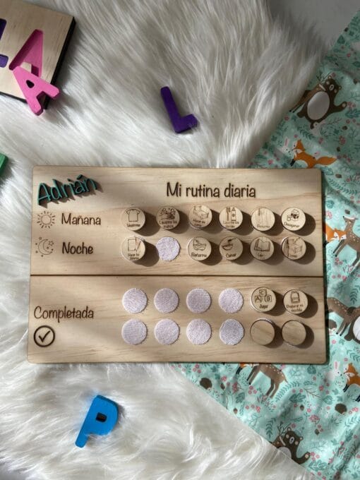 Tabla rutina niños