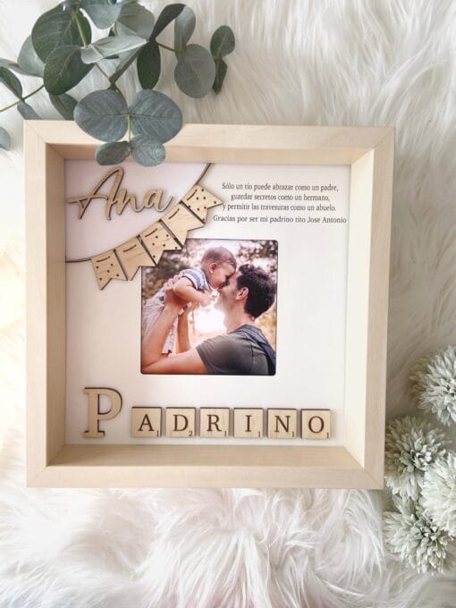 Cuadro padrino/madrina bautizo