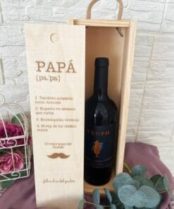 Alternative view of Caja vino individual