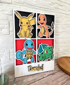 Cuadro Pokemon multicapa