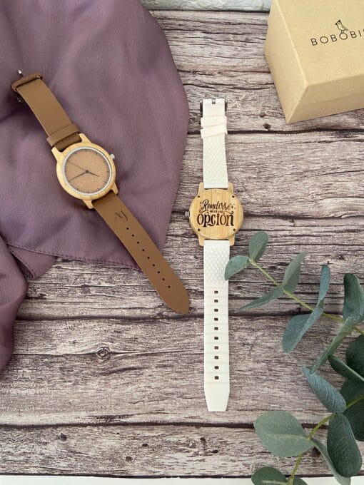 Reloj pulsera madera