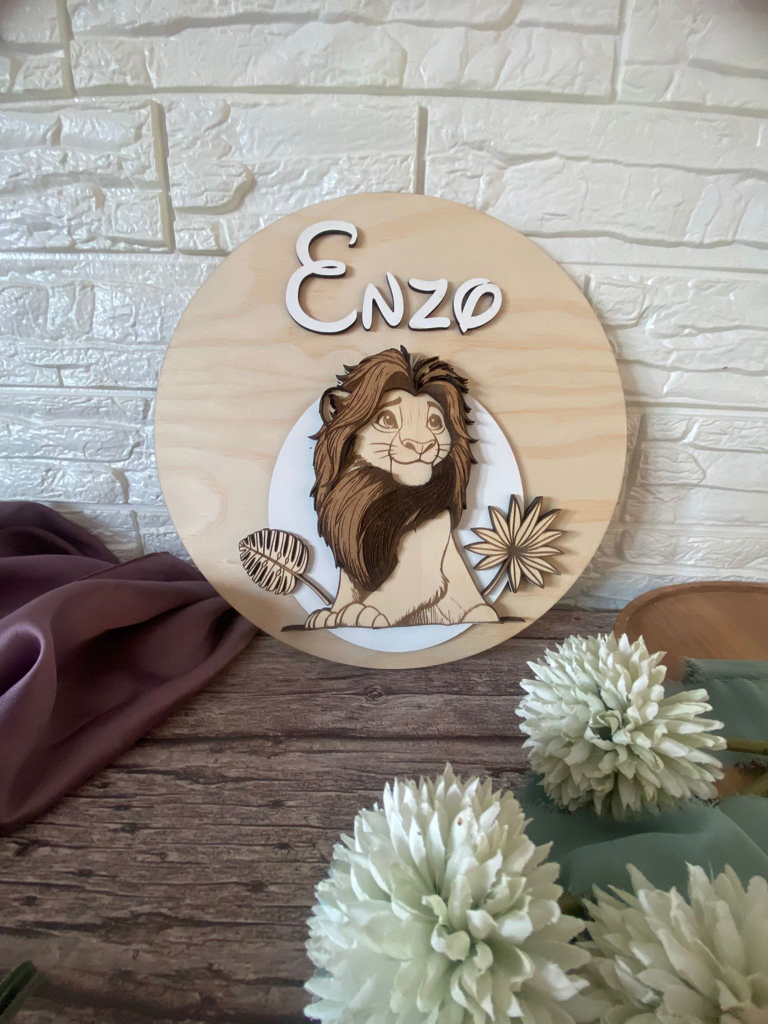 Círculo nombre bebe - Imagen 2