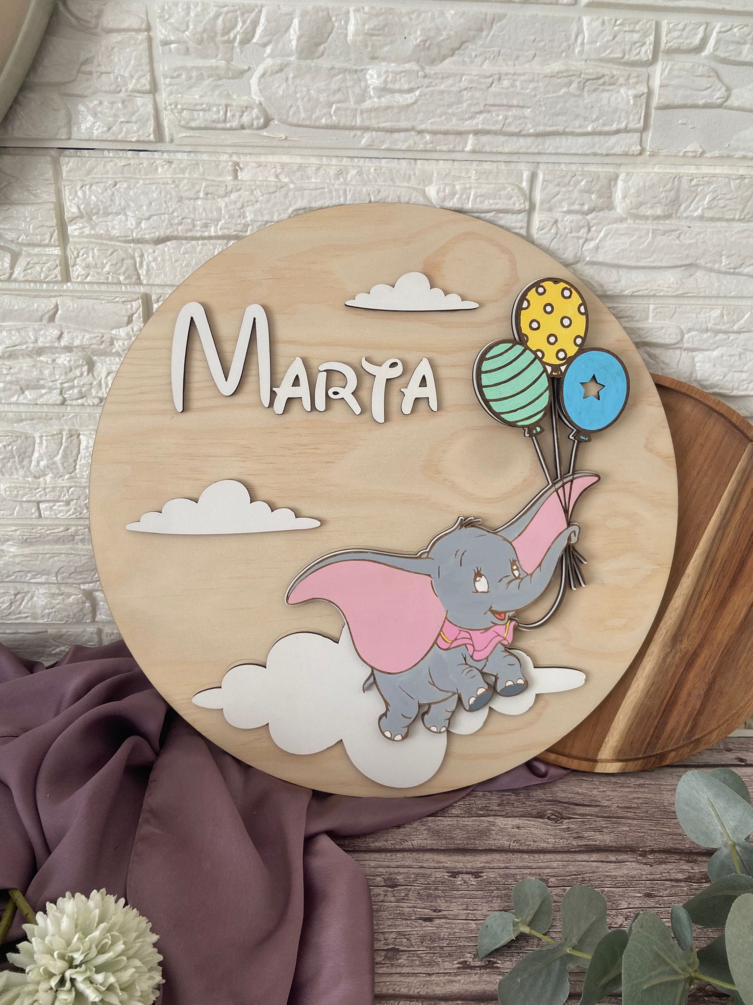 Círculo nombre bebe - Imagen 4