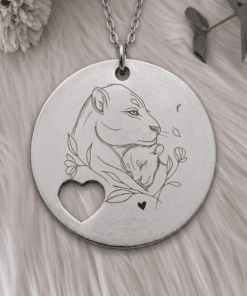 Colgante redondo Leona