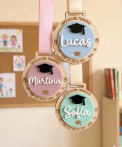 Medalla graduación círculo